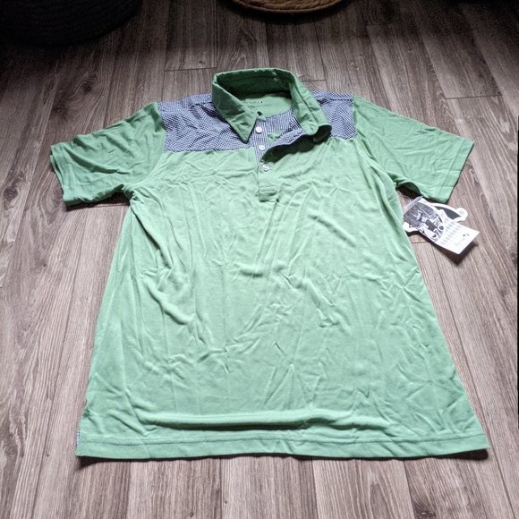 NWT Men's - ARNIE Green Polo (L)